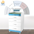 4 Drawers Stainless Steel Dental Trolley Cabinet